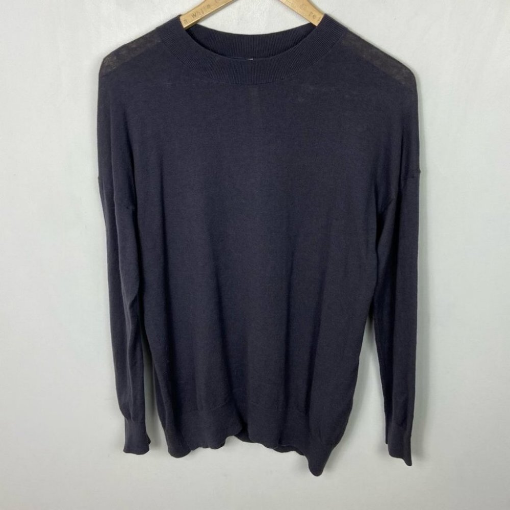 Aritzia Babaton Cashmere Crew Neck Long Sleeve Sweater‎ Size XXS The Group Knit - Picture 9 of 10